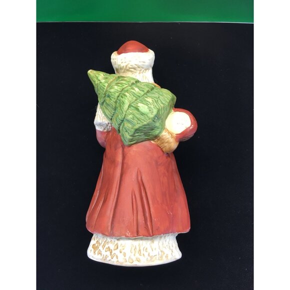 Vtg Santa Claus Saint Nicholas Figurine Porcelain Christmas Holiday Home Decor - Picture 11 of 16